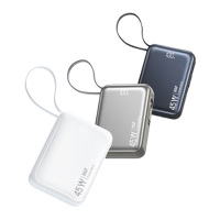 W&P充电宝45W自带双线大容量快充移动电源便携C03(颜色随机)