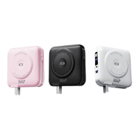 W&P充电宝45W自带线AC插头三合一快充磁吸WPD(颜色随机)