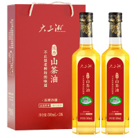 大三湘山茶籽有机油浓香物理压榨轻脂肪礼盒装500ml*2