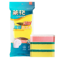 茶花百洁布洗碗布海绵擦加厚厨房刷锅不沾油家用221003