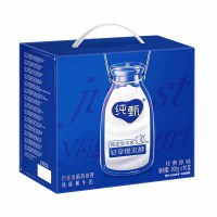 蒙牛纯甄蓝莓果粒风味酸奶适合送礼礼盒装200g*10盒