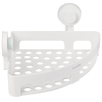 茶花置物架免打孔毛巾浴室置物架厕所挂件三角收纳架255010