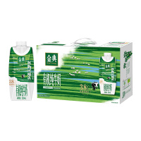 伊利纯牛奶3.8g乳蛋白有机全脂纯奶250ml*10盒