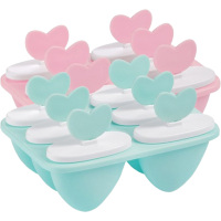 茶花冰棒模家用自制做雪糕快速脱模清洗方便A24002(随机颜色)