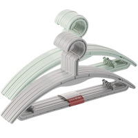 茶花衣架立体弓形挂钩架衣服撑子卧室挂衣架101002(随机颜色)