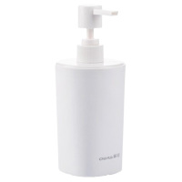 茶花分装杯470ml纯白简约磨砂漱口杯一体成型杯口光滑257005