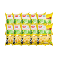 盼盼香蕉味酥鸡味块零食小吃膨化食品非油炸松脆酥香10g*10