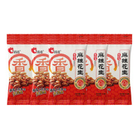 洽洽花生下酒花生米麻辣味鲜香酥脆山东大花生四川辣椒110g*5