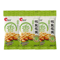 洽洽花生下酒花生米椒盐味鲜香酥脆山东鲁花大花生130g*3袋