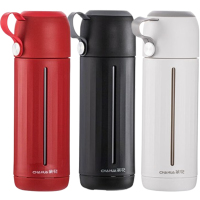 茶花保温杯310ml玻璃耐高温带茶漏便携小巧051001(随机颜色)