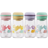 茶花水杯380ml户外运动随行杯大容量马卡龙050025(随机颜色)