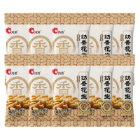 洽洽花生下酒花生米奶香味鲜香酥脆山东鲁花大花生130g*10袋