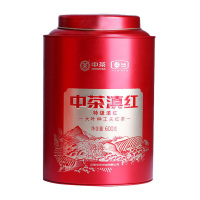 中茶茶叶特级滇红茶茶香浓厚云南大叶种功夫茶铁罐装600g