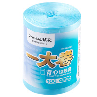 茶花垃圾袋L80一次性一次性撕拉式加厚平口垃圾袋302003