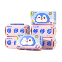 德佑婴童湿厕纸断点版80片*6包10011054(包装随机)
