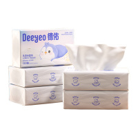 德佑纸面巾乳霜云柔120抽*5包*4提10040119(包装随机)