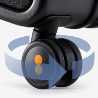 地平线8号行李箱旅行箱登机箱城市脉搏系列黑色LA-1508-02T00