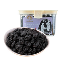 天生好果黑加仑葡萄干翻盖方罐低温烘焙解馋休闲零食200克