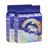德佑婴儿纸尿裤XL码超薄柔软24片*2包10110328R02