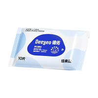 德佑湿巾婴幼儿手口蓝色款10片*30包2007DYWP014