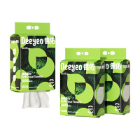 德佑洗脸巾质地厚实使用方便悬挂式160抽*3包ZHZ01280