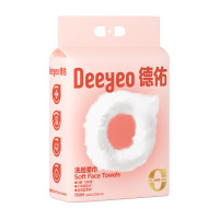 德佑洗脸巾设计贴心使用方便悬挂式粉色150片*1包ZHZ01815