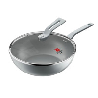 三禾炒锅30cm烹饪无忧耐磨耐用易清洁钻石钛陶不粘锅LC30U4