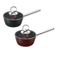 三禾奶锅18cm多功能小煮锅不粘0涂层月瑾系列LN18S4(颜色随机)