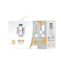 君乐宝风味酸奶简醇巴氏杀菌零添加蔗糖礼盒装200g*12盒