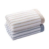 洁丽雅毛巾纯棉强吸水经典条纹加厚蓬松柔软6450(颜色随机)