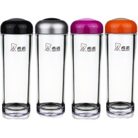 希诺塑料杯220ml轻巧便捷XN-8032(颜色随机)