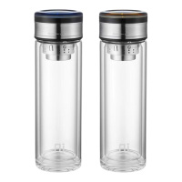 富光玻璃杯280ml加厚车载FU031-G310L(颜色随机)