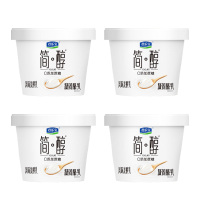 君乐宝酸奶原味简醇0蔗糖低温凝固酪乳420g*4杯