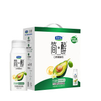 君乐宝酸奶牛油果藜麦爆珠利乐冠简醇0蔗糖200g*10盒