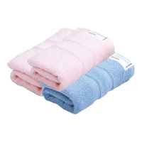 洁丽雅毛巾吸水速干加厚柔软亲肤透气素然春浅W1214三条装(随机颜色)
