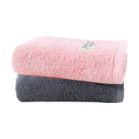 洁丽雅毛巾纯棉吸水速干加厚柔软亲肤透气素棉2(颜色随机)