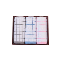 洁丽雅毛巾纯棉吸水速干加厚柔软亲肤透气格瑞3(颜色随机)