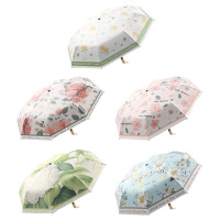 美度雨伞55cm*8k花语系列三折手动M3332(颜色随机)