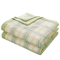 洁丽雅夏被200*230cm全棉可水洗透气舒适柔暖细腻格里特CP1788