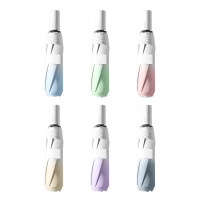 美度雨伞55cm*8K三折自动渐变色M3037(颜色随机)