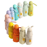 美度雨伞50cm*6K五折mini胶囊M5201(颜色随机)