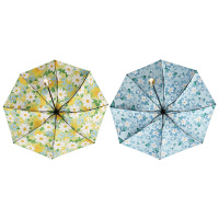 美度雨伞55cm*8K三折双面双花M3308(颜色随机)