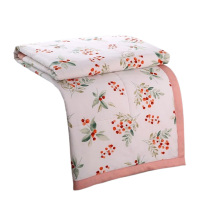 洁丽雅夏被150*200cm大豆纤维透气舒适樱为遇见JLYXB0015