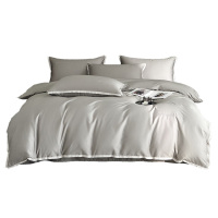 洁丽雅四件套贡缎透气舒适柔暖细腻抗菌亲肤床上用品JLYGD011