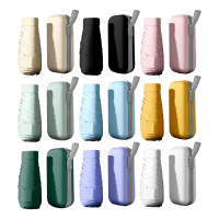 美度雨伞53.5cm*8k六折纯色小巧便携M6112(颜色随机)