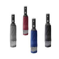 美度雨伞58.5cm*10k三折自动照明反向M3373(颜色随机)