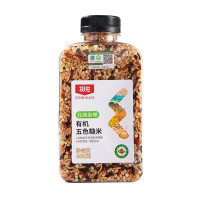 北纯糙米五色有机粒大饱满粘糯可口低脂杂粮米香浓郁400g*瓶
