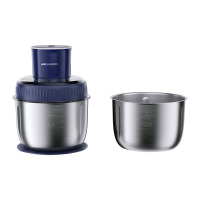 迈卡罗绞肉机双碗配置两档切换高速电机不锈钢刀头MC-KM328