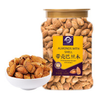 天生好果带壳巴旦木坚果炒货即食解馋小吃美味休闲零食358克