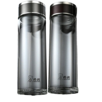 希诺玻璃杯475ml单层莲花滤网XN-7587(颜色随机)